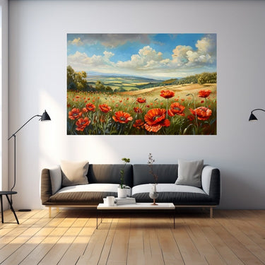 Poppies Acrylic Painting